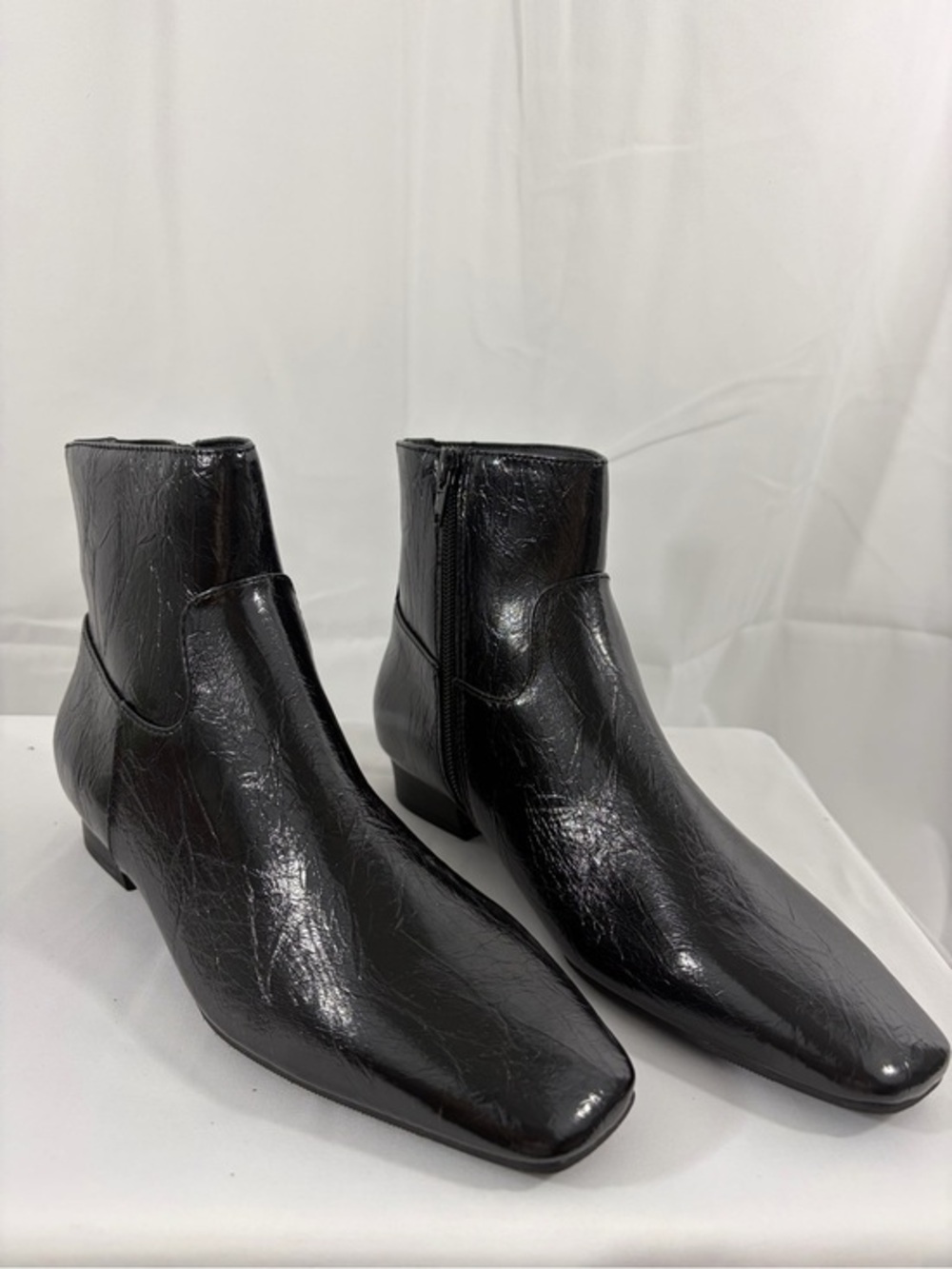 NWT Worthington Women’s Size 6 Black Leather Ankle Boots